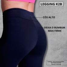 K2B Leggings 24h Shipping Black - 黑色 - 查看 3