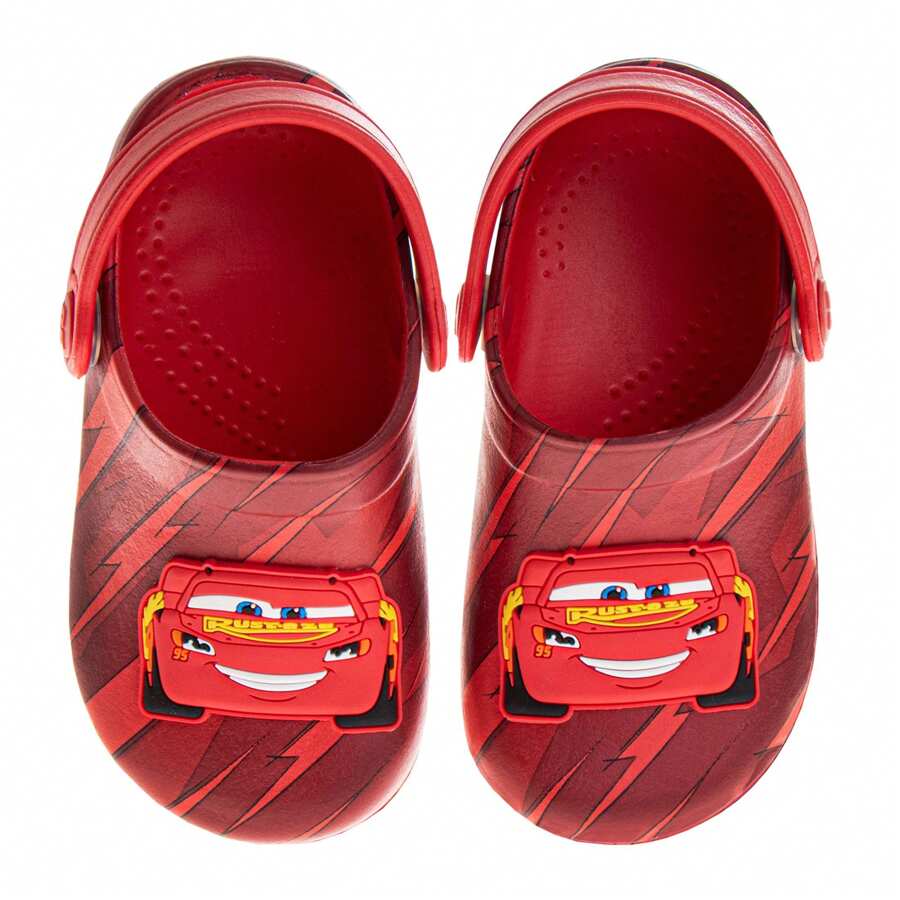 Disney Cars  Boys' Clogs - Fun, Comfortable, And Easy Slip-On Shoes (Toddler – Little Kid) - 紅色 - 查看 1