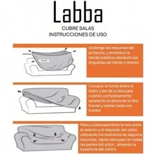 CUBRE SALAS ELASTICO FIT 3 PIEZAS - Beis - Ver 7