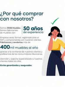 MOBI Alacena de Madera Modelo Ámsterdam Color Blanco Largo 58 cm Mueble de Cocina Horno Microondas - 1 - Ver 7