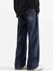 Jeans droits à coupe ample pour garçons, pantalon décontracté pour adolescents, nouvelle sortie de printemps pour enfants, pantalon long