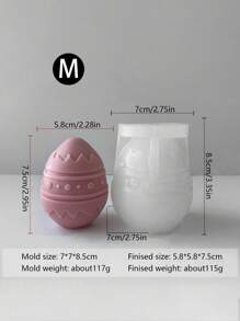 Formy do świec Love And Egg, dekoracje, formy do rzeźbienia w kształcie gwiazdek DIY, świece zapachowe, świeczniki, dekoracje do domu z żywicy, silikonowe formy do świec, nadają się również do tworzenia dekoracji z gipsu