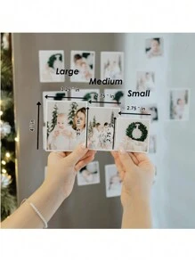 Custom Photo Magnets, Personalized Picture Magnet For Dishwasher, Wedding Invitation Magnets, Customized Photo Prints For Home Decor, Souvenirs For Anniversary And Birthday - Multicolor - View 3