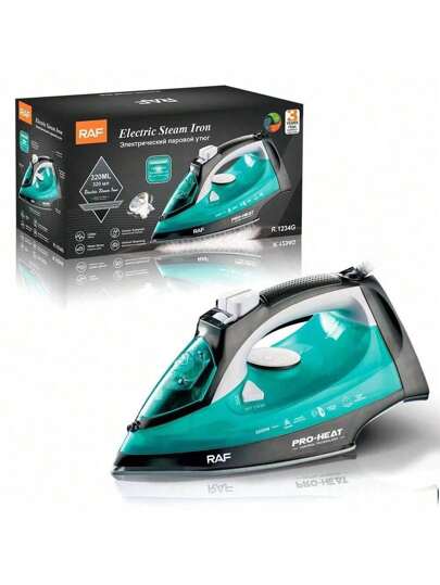 "Ultimate Steam Iron: Non-Stick Stainless Steel Base, 210g Powerful Vertical Steam, 45g Continuous Steam, Features Self-Cleaning & Auto Shut-Off For Use!"