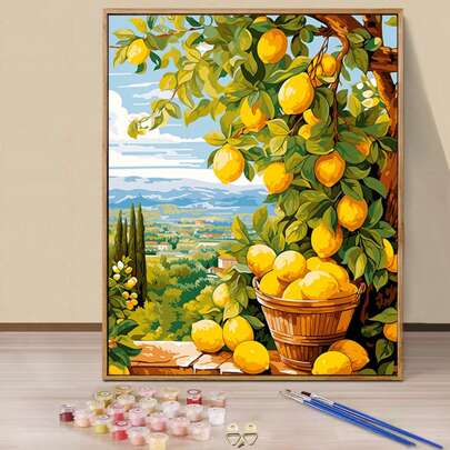 Bộ tranh sơn dầu kỹ thuật số dành cho người lớn, kích thước 16x20 inch - Bộ sơn acrylic kèm cọ, món quà hoàn hảo để trang trí nhà cửa, sinh nhật, Ngày của Cha, Giáng sinh, Ngày của Mẹ, lễ tốt nghiệp.