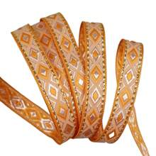 12mm Width Vintage Embroidered Jacquard Ribbon Trim DIY Sewing Knitting Accessory For Clothes And Bags