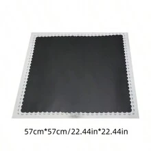 5 tờ giấy gói hoa ren cánh hoa, giấy quà tặng thủ công OPP bằng nhựa, vật liệu cửa hàng hoa - màu đen - Xem 2