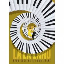 1PC Vintage La La Land Music Movie Poster Canvas Painting City Of Stars Modern Wall Art For Living Room Home Decoration No Frame