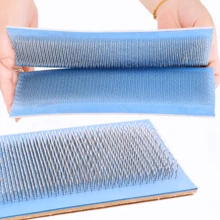 Bộ 2 miếng thảm vẽ tóc, thảm vẽ tóc nối, dụng cụ duỗi tóc, kích thước 24*9cm (9,5*3,6 inch) - Màu xanh lam - Xem 6