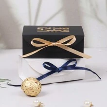 10 Stücke Mini rechteckige Geschenkboxen Verpackungsboxen für E I D Party, weiße Mubarak Party Süßigkeiten, Kekse, Gastgeschenk Boxen