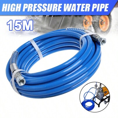 OUR ADVENTURE BOOK 1pc 15m High Pressure Washer Hose, 3300psi Airless Spray Hose For Spray Gun And Sprayer