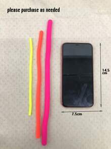 10pcs 5 Different Monkey Noodle Sensory Stretchy Fidget Toys - Stress And Anxiety Relief Gift - Pull And Stretch Soft Rubber Strings For Classroom Rewards And Birthday Party Favors,Fidget Toys,Stocking Fillers,Sensory Toys,Stocking Fillers,Fidget Toys,Stocking Stuffers,Fidget,Sensory Toys,Fidget Toys,Fidget Toys,Sensory Toys,Sensory,Squishy,Fidget Toy,Stress Ball - Multicolor - View 3