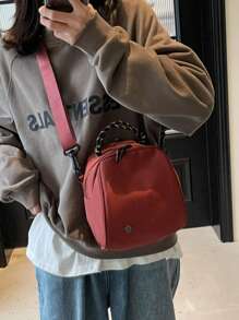New Mini Backpack Women Simple Crossbody Shoulder Commuter Bag, Japanese Style Small Backpack, Portable Shell Backpack - Multicolor - View 10