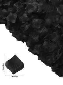 2000 Pcs- Rayon Rose Petal Decoration Rose Petal Black For Wedding Party Halloween Decoration, Gift Box Filler , Rose Ya Romantic, Rose Petal Proposal, Black,Wedding Decor,Home Decor ,Room Decor Party Favors Bride Gifts Birthday Graduation Birthday Decorations Party Decorations Bachelorette