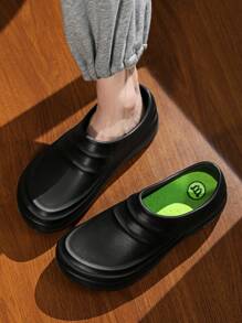 W 1 Pair Men's Waterproof, Anti-Slip, Oil-Resistant Chef/Kitchen Shoes, Suitable For Hotel, Food Factory Workers