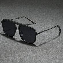 Unisex Fashionable PC Frame Large Lens Sunglasses, Suitable For Outdoor, Driving, Cycling, Fishing, Party, Travel, Business