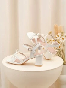 Fashionable Versatile Teenager High Heel Sandals For Dancing & Parties