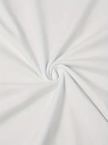 Vibrant Letter Print T-Shirt - Soft, Breathable, Short Sleeve Crew Neck Design For Casual Summer & Spring Wear - Women's Fashion Clothing For Everyday Style - White - View 6