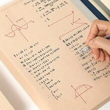 1 Book Of 320 Sheets Wood Pulp Scratch Paper, Multi-Purpose Paper For Note-Taking, Calculation, Sketching, Painting, Suitable For School Life In Autumn, Eye-Protecting,School Supplies,Back To School - Beige - View 4