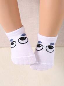 2 pares de meias fofas para bebês e crianças pequenas, uma combinação para meninos e meninas, adequadas para crianças de 0 a 3 anos e que podem ser usadas em todas as quatro estações.