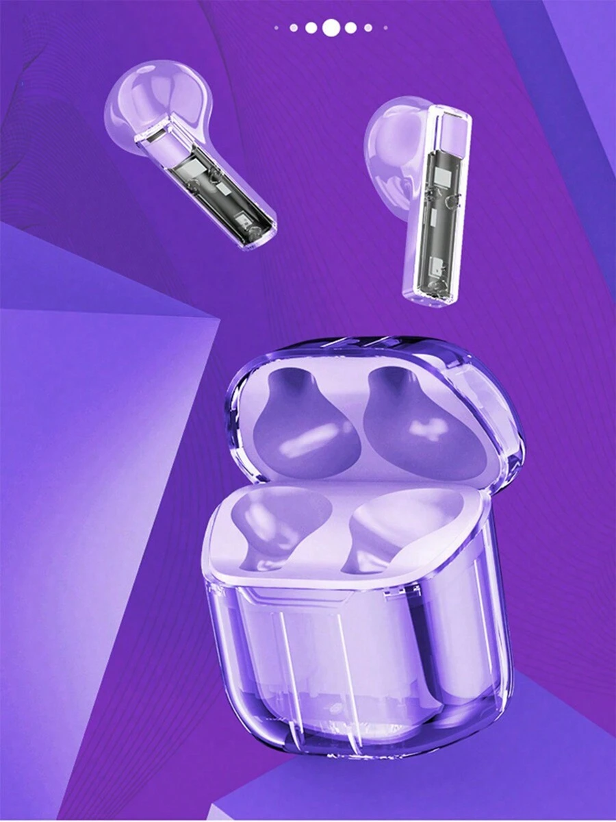 Bluetooth Wireless Headphones, Ultra Durable In-Ear Sports Noise Cancelling Earphones - 紫色 - 查看 1