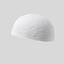 1pc Prayer Cap, Warm Knitted Hat, Islamic Headgear For Men, Winter