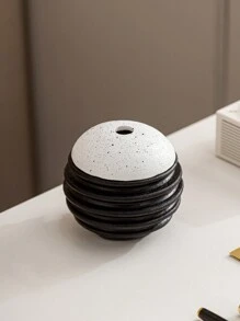 1 Peça Queimador de Incenso Esférico de Resina Manual, Preto, Chocolate, Cor de Café, Estilo Minimalista Moderno, Oriente Médio, Suporte de Incenso Árabe, Decoração Doméstica para Quarto, Sala de Estar, Escritório, Hotel, Festival