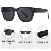 Lightweight TR90 Polarized Fit Over Sunglasses To Wear Over Your Prescription/Reading/Regular Glasses IF1010 Fashionable Shade Elegant Outfit Family Outings Travel Vacation Holiday For Summer Beach Vacation,Outdoor,Travel - Multicolor - View 4