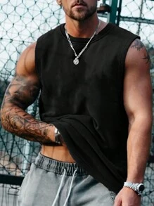 3pcs/Pack Men's Summer Casual Solid Color Top - Multicolor - View 3