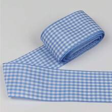 Gingham Ribbon Plaid Ribbon For Gift Wrapping Party Wedding Christmas Decoration