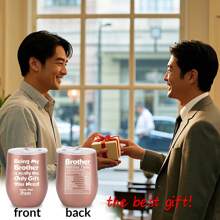 1 个个性化不锈钢水瓶，12 盎司/20 盎司，适合户外露营、健身、办公室和汽车旅行，是送给兄弟和朋友的绝佳礼物，也是送给男士的最佳生日和节日礼物 - 彩色 - 查看 11