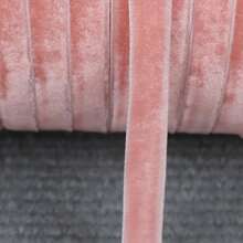 1cm Width Velvet Ribbon For Party Wedding Decoration Handmade Ribbon Gift Bouquet Wrapping DIY Hair Bows Christmas Ribbons