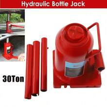 ZhdnBhnos 30Ton Hydraulic Bottle Jack 66138lb Lift HEAVY DUTY Automotive New FREE SHIPPING - 紅色 - 查看 1