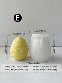 Formy do świec Love And Egg, dekoracje, formy do rzeźbienia w kształcie gwiazdek DIY, świece zapachowe, świeczniki, dekoracje do domu z żywicy, silikonowe formy do świec, nadają się również do tworzenia dekoracji z gipsu