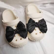 2pcs/Set Bow Design Elegant Decorative Shoe Clips, Colorful, Shiny & Charming For Holidays Like Valentine's Day, Lovely Gift (Shoes Not Included), Summer Sandals Accessories