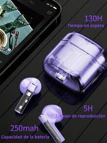 Bluetooth Wireless Headphones, Ultra Durable In-Ear Sports Noise Cancelling Earphones - 紫色 - 查看 4