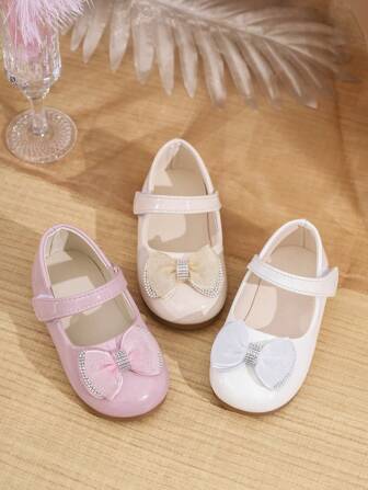 女童皮鞋公主鞋软底春秋季新款夏季珍珠蝴蝶结儿童小皮鞋