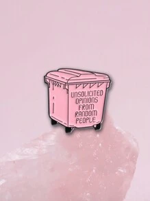 Unhas Cerâmicas Esmaltadas, Design de Caixa de Armazenamento Temática Rosa OPINIÕES NÃO SOLICITADAS DE PESSOAS ALEATÓRIAS Emblemas, Acessórios de Mochila e Roupa, Broches de Metal, Acessórios de Mala e Moda, Acessórios de Roupa, Broches de Liga Metálica Alfinete para Encantos de Bolsa, Acessórios Escolares Kpop, Acessórios de Escritório, Camisas, Jaquetas, Joias, Acessórios de Fantasia de Natal, Presentes Masculinos, Alfinetes de Bolsa