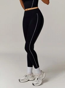 MASKERT Spring And Summer Women's Set, Sports Set, Yoga Set, Vest, Pants Set, Fitness Suit, Sports Suit, Tennis Suit, Exercise, Home Leisure, Comfortable And Skin Friendly - 黑色 - 查看 9
