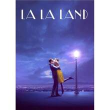 1PC Vintage La La Land Music Movie Poster Canvas Painting City Of Stars Modern Wall Art For Living Room Home Decoration No Frame