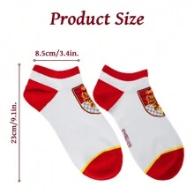 Miniso 3 أزواج هاري بوتر الجوارب الكاحل ، النساء والرجال الجوارب قارب قصيرة غير مرئية ، ل سبريال والصيف جورب ، عارضة وتنوعا ، تصميم الرسوم المتحركة الأنيقة ، الكمال هدية السنة الجديدة - ألوان مختلطة - مشاهدة 7