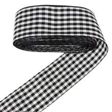 Gingham Ribbon Plaid Ribbon For Gift Wrapping Party Wedding Christmas Decoration