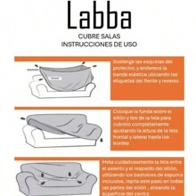 CUBRE SALAS ELASTICO FIT 3 PIEZAS - Gris Claro - Ver 6