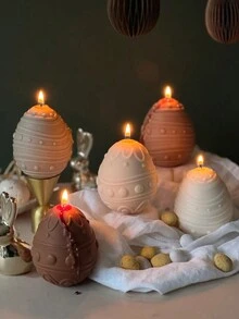 Formy do świec Love And Egg, dekoracje, formy do rzeźbienia w kształcie gwiazdek DIY, świece zapachowe, świeczniki, dekoracje do domu z żywicy, silikonowe formy do świec, nadają się również do tworzenia dekoracji z gipsu