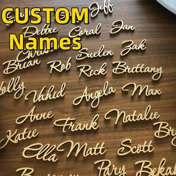 Personalisierte Holz Platzkarten, Namensschild Platzkarten, Holz Namensplatzkarten für Hochzeit, Tischgedeck, Hochzeit Namensschild, Laser geschnittene Namen für Geburtstag, Holz Tischgedeck, Tischdekoration, Namensschild, Valentinstag Geschenke, Valentinstag, Geschenke für sie, Geschenke für ihn, Geschenke für Mama, Geschenke für Freunde, Heimdekoration, Dekoration, personalisierte Geschenke, individuelle Geschenke, Multifunktional, Ornamental, Wiederverwendbar, Exquisit, Stilvolle, Hochwertige, Farbige, Moderne, Individuelle, Personalisierte, Einzigartige, Ideale Geschenke für ihn, Ideale Geschenke für sie, Freund, Vater, Freundin, Mutter, Familie, Freunde, Teeraum, Zuhause, Garten, Büro, für Jahrestage, für Valentinstag, für Muttertag, für Geburtstage, für Vatertag, für Abschluss, für Hochzeiten, für Einweihung