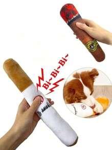Pet Voice-Making Chewing Toy, Interesting Simulated Cigar Sound, Dog Chewing Teething Interactive Game Chewing Toy - Multicolor - View 13