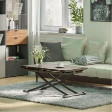 Extendable And Extendable Table, Functional Coffee Table For Kitchen, Dining Room, Living Room, Desk, Suitable For Dining Room With Small Space, Living Room, Kitchen, Study