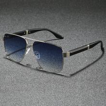 Óculos de Sol de Armação Grande Masculinos, Óculos de Proteção para Direção, Ciclismo, Pesca, Presente para Festa, Viagem e Negócios, Lentes Degradê para Férias na Praia, Ar Livre e Viagem