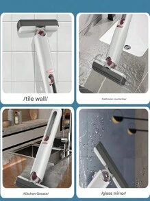 手持便携式多功能家用折叠迷你拖把适用于厨房、客厅、浴室玻璃和桌面清洁