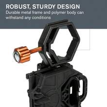 NexYZ DX 3-Axis Smartphone Adapter Kit Bluetooth Shutter Remote Capture Images Video Telescope Spotting Scope Binoculars Monocular Microscope Compatible Black - NexYZDX3-AxisAdapter - View 5